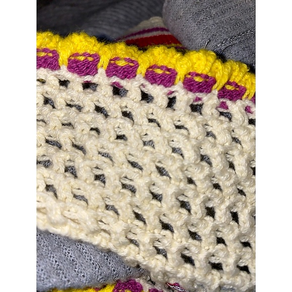 🏷 🆕 Free People Gray Crotchet Collar Sweater Top - Picture 13 of 16